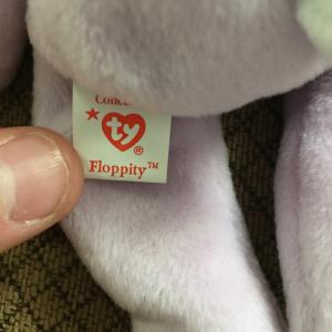 Photo of VERY RARE Collectible Beanie Baby Floppity with tag errors