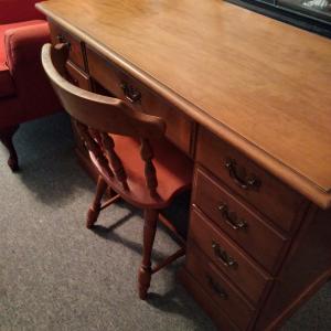 Photo of Heywood Wakefield Desk and Chair 