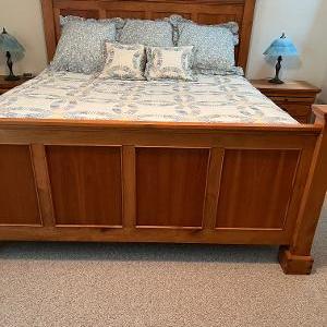 Photo of King Cedar Wood Bedroom Set