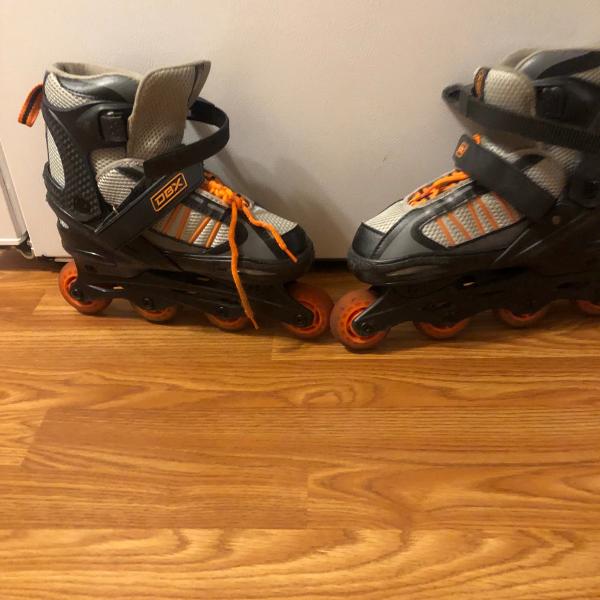 Photo of Kids Adjustable Roller Blades 5,6,7 & 8 great for beginners 