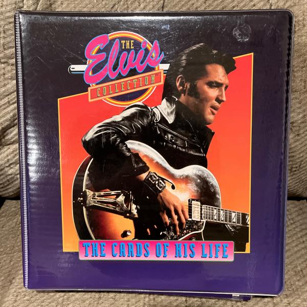 Photo of “The Elvis collection” cards of his life!