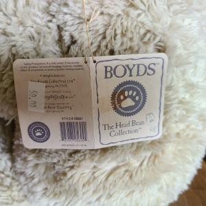 Photo of Boyds collectible soft jointed bear