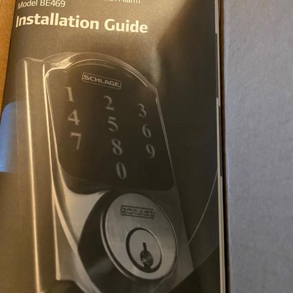 Photo of Schlage Touchscreen Deadbolt with Alarm