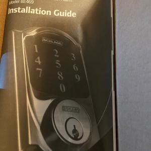 Photo of Schlage Touchscreen Deadbolt with Alarm