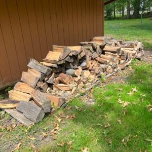 Photo of Campfire or fireplace wood