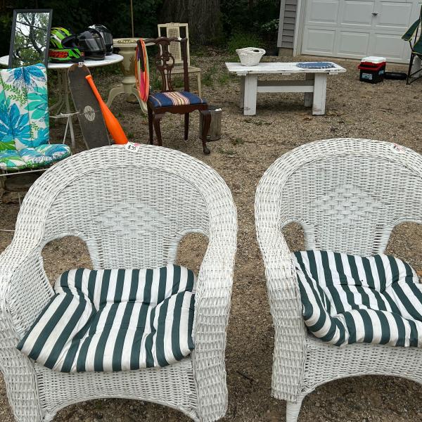 Photo of Wicker chairs