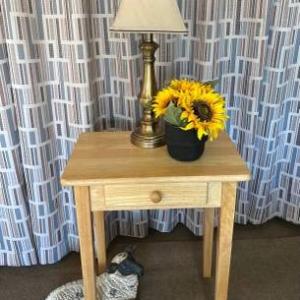 Photo of Blonde End Table-PRICE REDUCED!