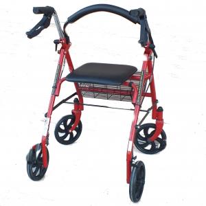 Photo of Drive Mod. HX5-9JP Steel Rollator Walker, Folding, 8" Rubber Wheels, 300lb 