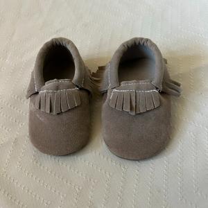 Photo of Infant 6-12mo moccasins, grey