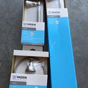Photo of Moen Halle collection brushed nickel holders