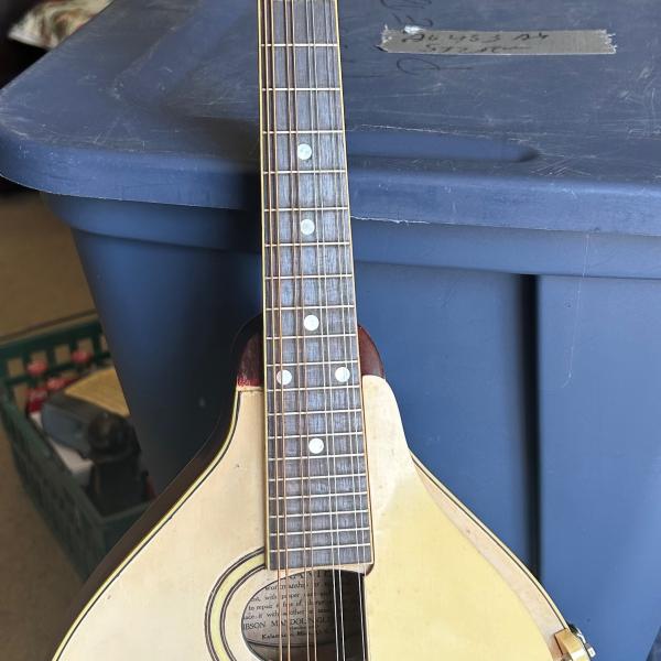 Photo of Gibson A3 White Face Mandolin With Hard Case. Pickup Only In Vernon Ct.
