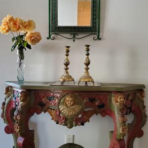 Photo of antique console table