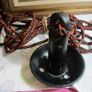 Photo of 9-POUND MUSHROOM SHAPED BOAT ANCHOR-WITH STRONG ROPE