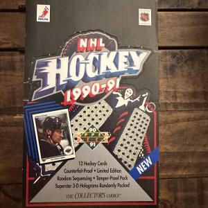 Photo of 1990- 1991 NHL UPPDERDECK BOX