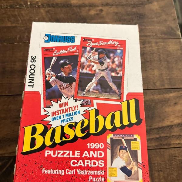 Photo of 1990 DONRUSS MLB BOX