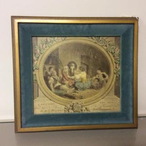 Photo of FRENCH OVAL Picture, vintage