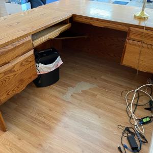 Photo of Solid Oak Desk