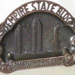 Photo of vintage Empire State building ashtray