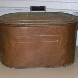 Photo of Early 1900's All Copper Boiler w/Lid 