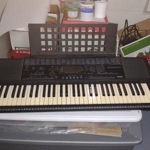 Photo of Keyboard, Stool, Extra Music Rack, Sustaining Pedal - $50.