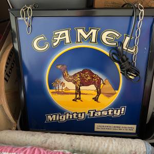 Photo of Camel lighted sign 