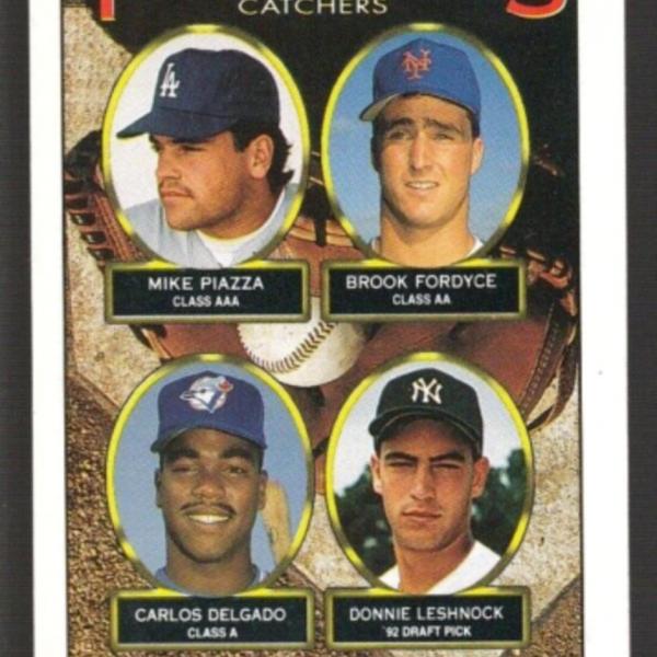 Photo of 1993 Topps Baseball Mike Piazza Prospects Catchers