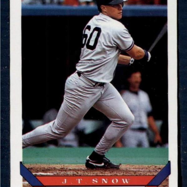 Photo of 1993 topps JT Snow