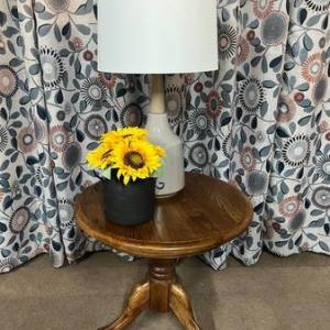 Photo of Oak Side Table-PRICE REDUCED!