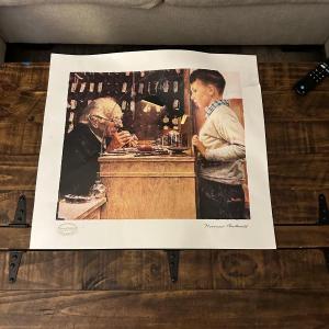 Photo of Norman Rockwell Print