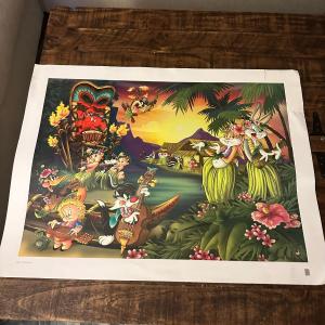 Photo of Looney  Tunes Hawaiian Print