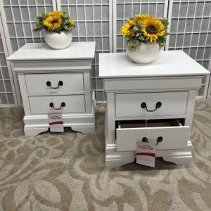 Photo of NEW Pair of White Nightstands-PRICE REDUCED!