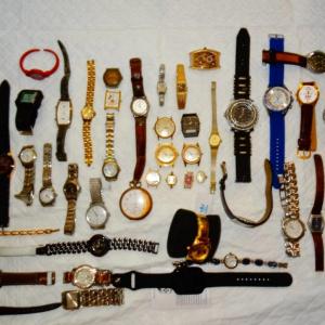 Photo of Assorted Non-Working Watch Lot - Fossil, Timex, Geneva, Elgin, and More (52 Piec
