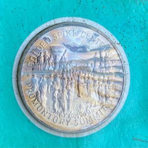 Photo of GOLDEN SPIKE CENTENNIAL 1869 1969 Commemorative Coin - Medal, Minted by The Fran