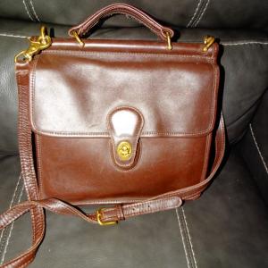Photo of Vintage "Coach Station Bag" Cross Body, Leather - Free shipping