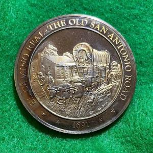 Photo of El Camino Real, Old San Antonio Road 1691, Franklin Mint, Coin, Medal, Exonumia,