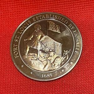 Photo of Fort St Louis Established by La Salle 1685, Franklin Mint, Coin, Medal, Exonumia