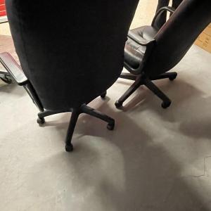 Photo of 2 Black Desk Chairs