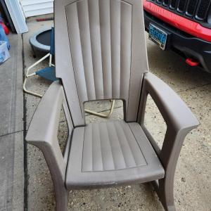 Photo of Plastic rocking chair