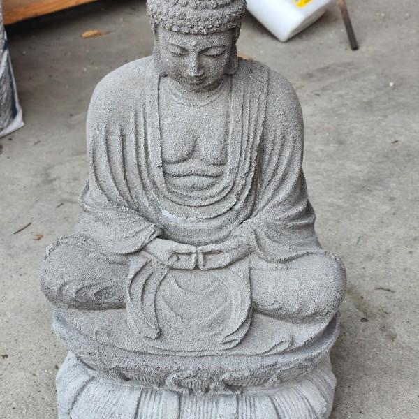 Photo of Stone Buddha.