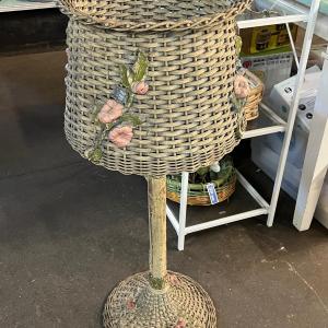 Photo of Victorian Wicker Plant Stand Antique