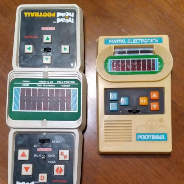 Photo of Coleco and Mattel Football