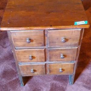 Photo of Antique 6 Drawer Cabinet