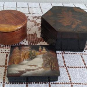 Photo of Misc. Wood Trinket Boxes