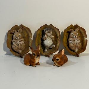 Photo of LOT 247X: Harvey Knox Kingdom Bunny Rabbit and Kitten Figurines