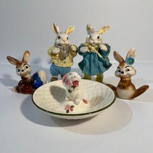 Photo of LOT 245X: Goebel Bunny Rabbit Figurines & Other Easter Decor