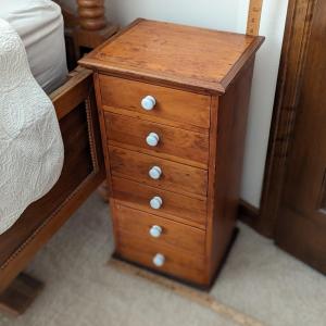 Photo of Sweet Antique 6 Drawer Small Cabinet