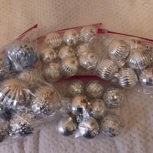 Photo of BLUE AND SILVER ORNAMENTS