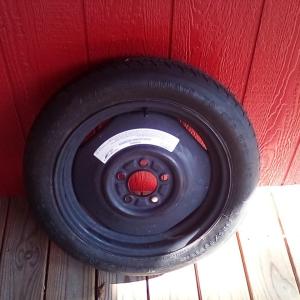 Photo of spare new tire  goodyear
