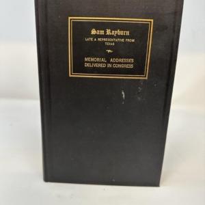 Photo of Sam Rayburn Memorial Address to Congress - Signed