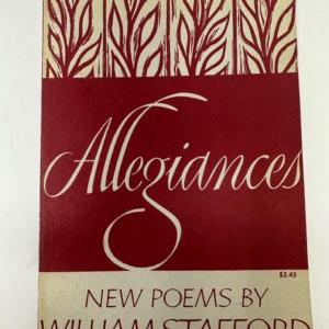 Photo of Allegiances by William Stafford - Signed